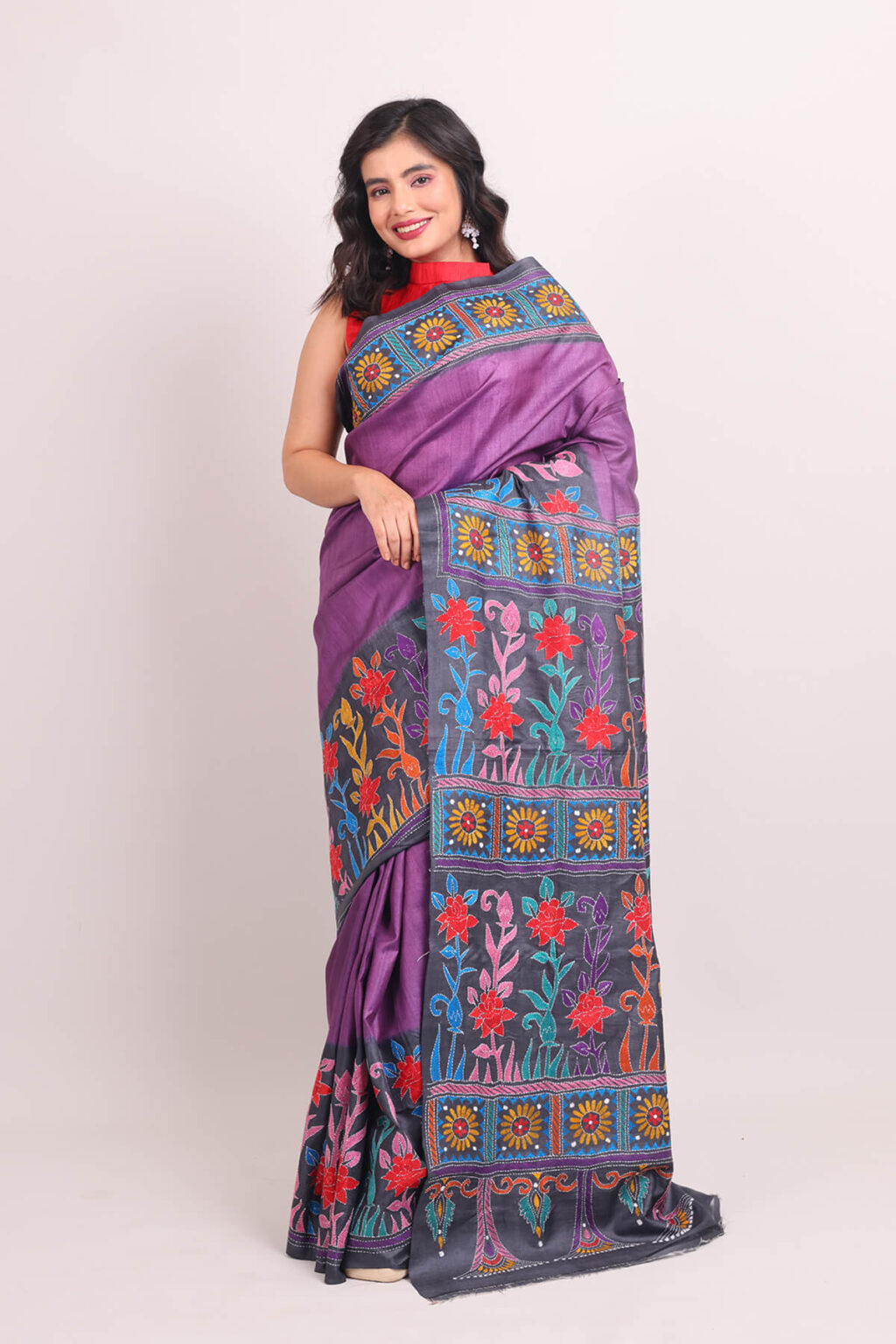 Sarees – Shop Exclusive Kantha Sarees in Kolkata | Kantha by Farah Khan